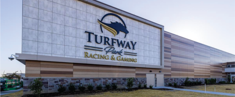 The front of Turfway Park
